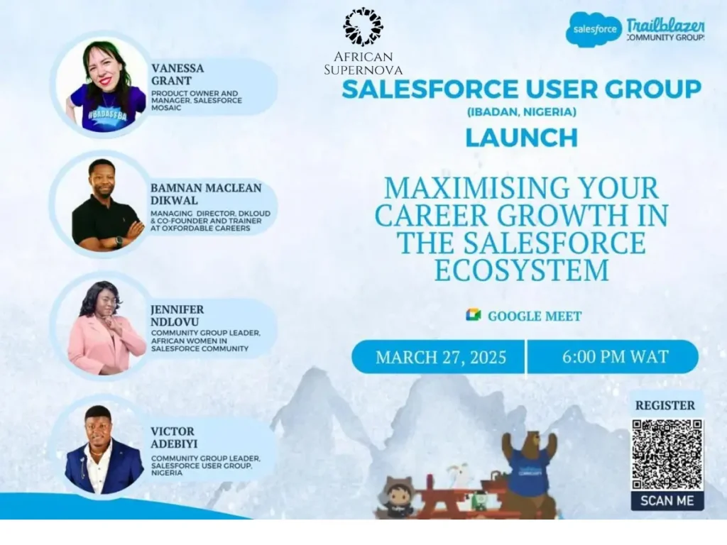 Celebrating the Ibadan Salesforce User Group Launch: A New Era for Salesforce in Nigeria! (March 27, 2025)